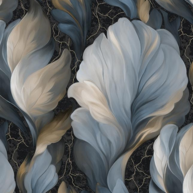 Colorful Ginkgo Leaf Shape Wallpaper European Design Banana Leaf Wallpaper Luxury Wallpaper Home Decoration