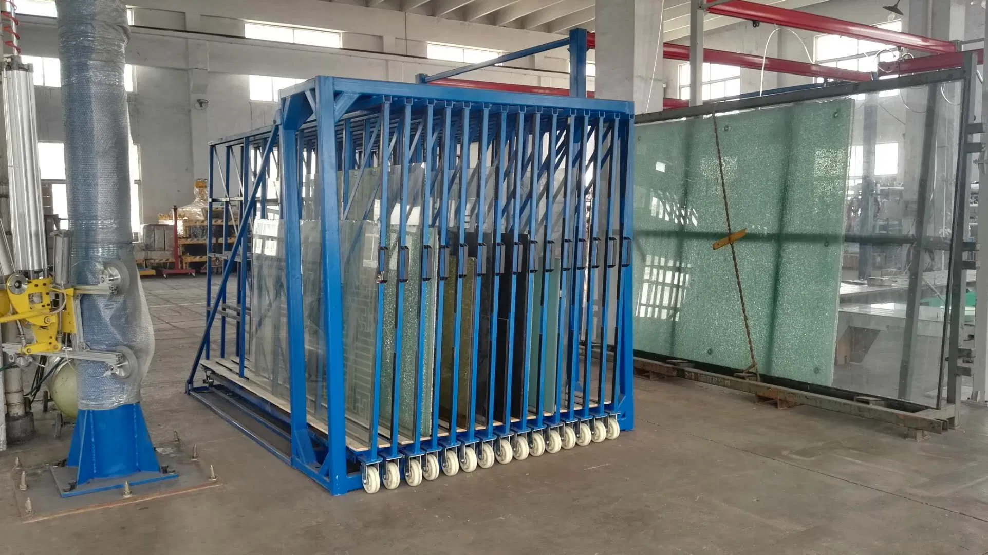 Professional Drawer Configuration Glass Shelving Unit