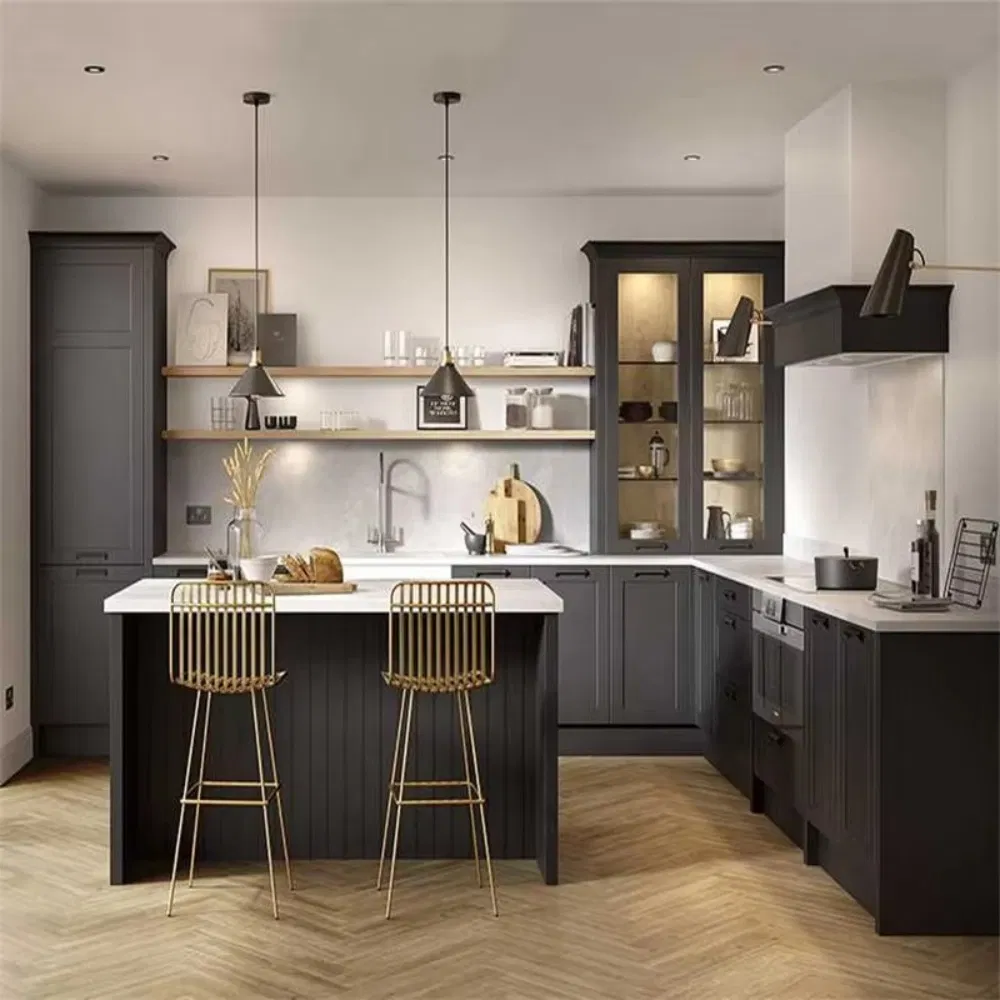 Modern Kitchen Furniture Design Kitchen Cabinet with Island