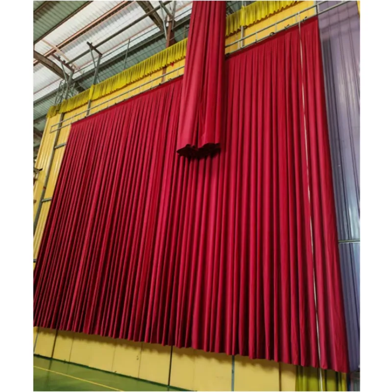 Stage Blackout Velvet Curtain View 2