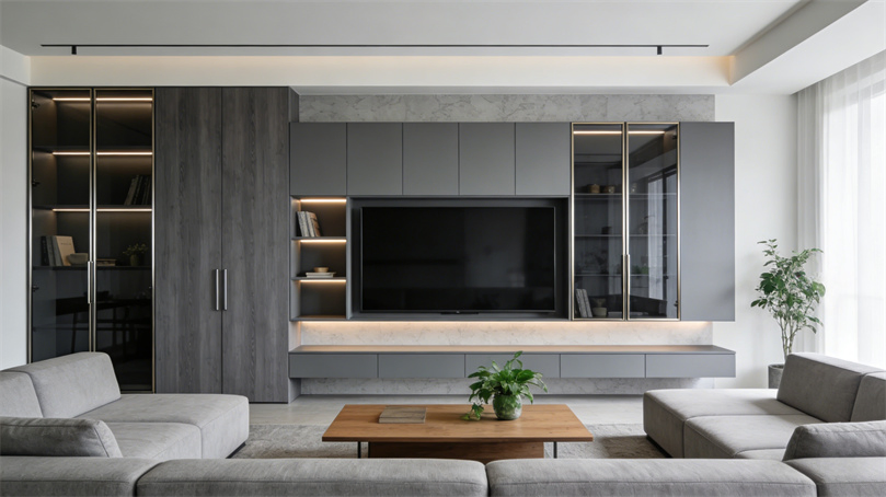 High Quality Residential Safe Anbangni Living Room TV Cabinet Stand Unit