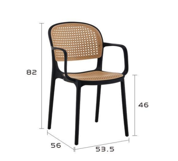 Stylish and Durable PP Chair for Indoor and Outdoor Use
