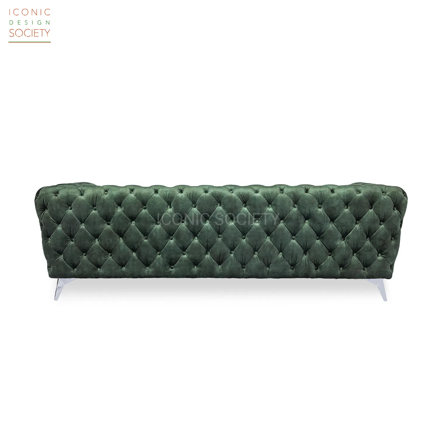 Modern Living Room Furniture Hotel Leisure Tufted Chesterfield Couch Velvet Fabric Sofa Set Home Furniture