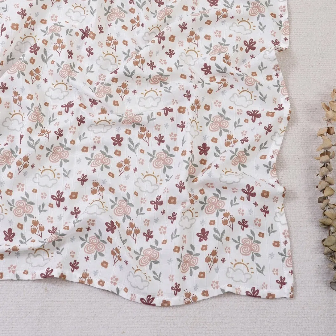 Custom Newly Designed Baby Swaddle Wrap Soft Home Textile Skin-Friendly