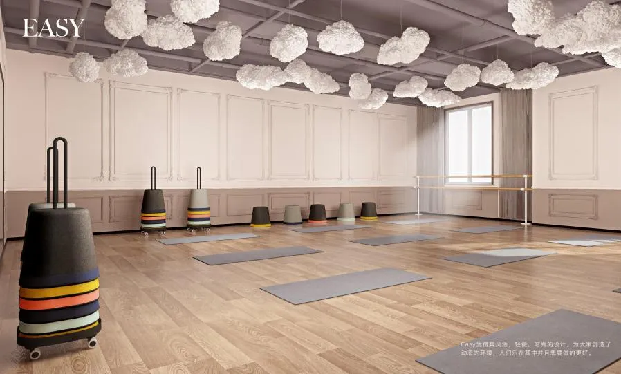 Felt Stool Display 2