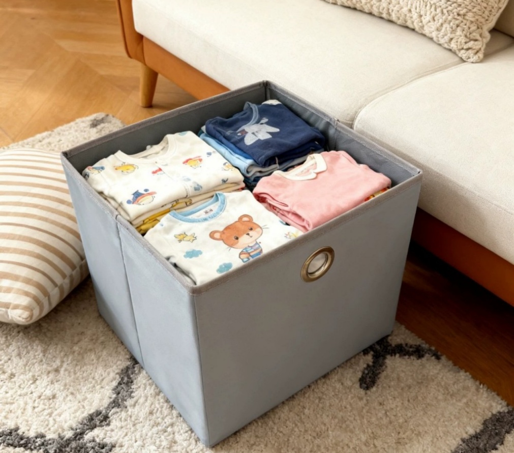 Reliable Elegant Breathable Thick Cardboard Storage Organization with Round Metal Grommet