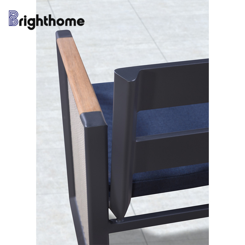 Wholesale Waterproof Garden Aluminum Outdoor Restaurant Dining Furniture