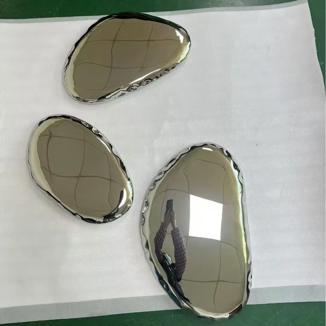 600mm 700m 800mm 1000mm 1200mm Metal Stainless Steel Decor Mirror Wall Decoration