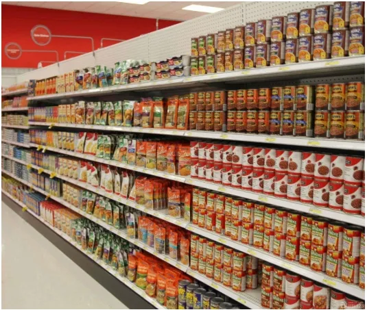 Metal Shelving Detail