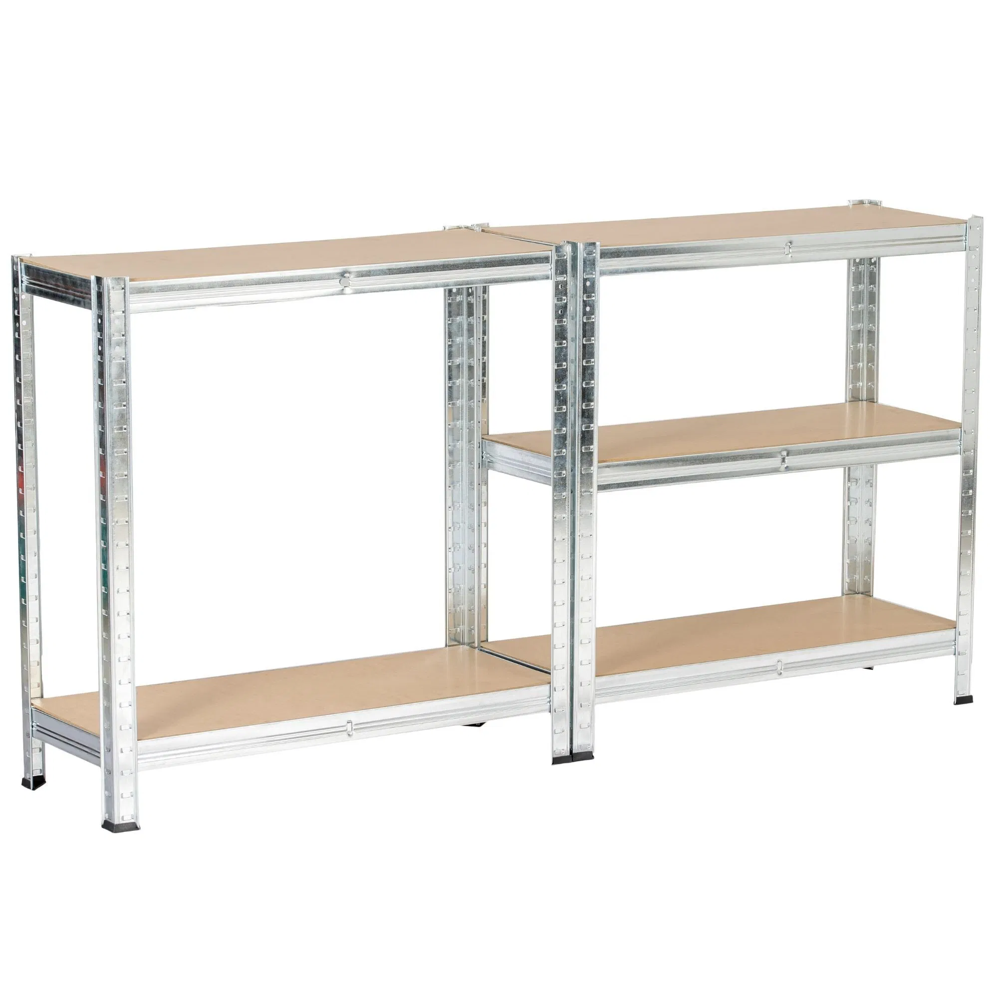 Adjustable Multi Tier Galvanized Steel Shelving Unit for Kitchen