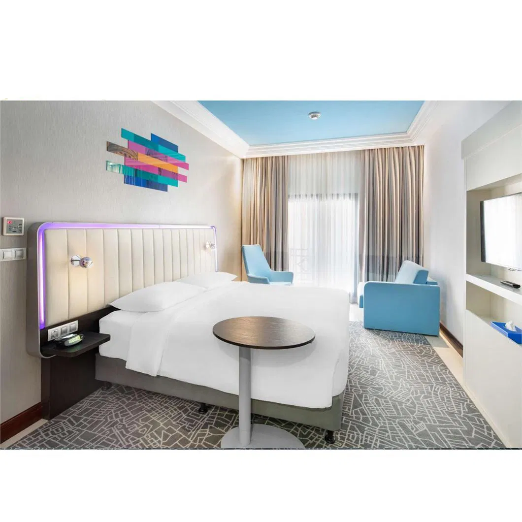 China Wholesale 5 Star Luxury Living Room Sofa Solid Wood Furniture Modern Bedroom Bed Wooden Hotel Furniture