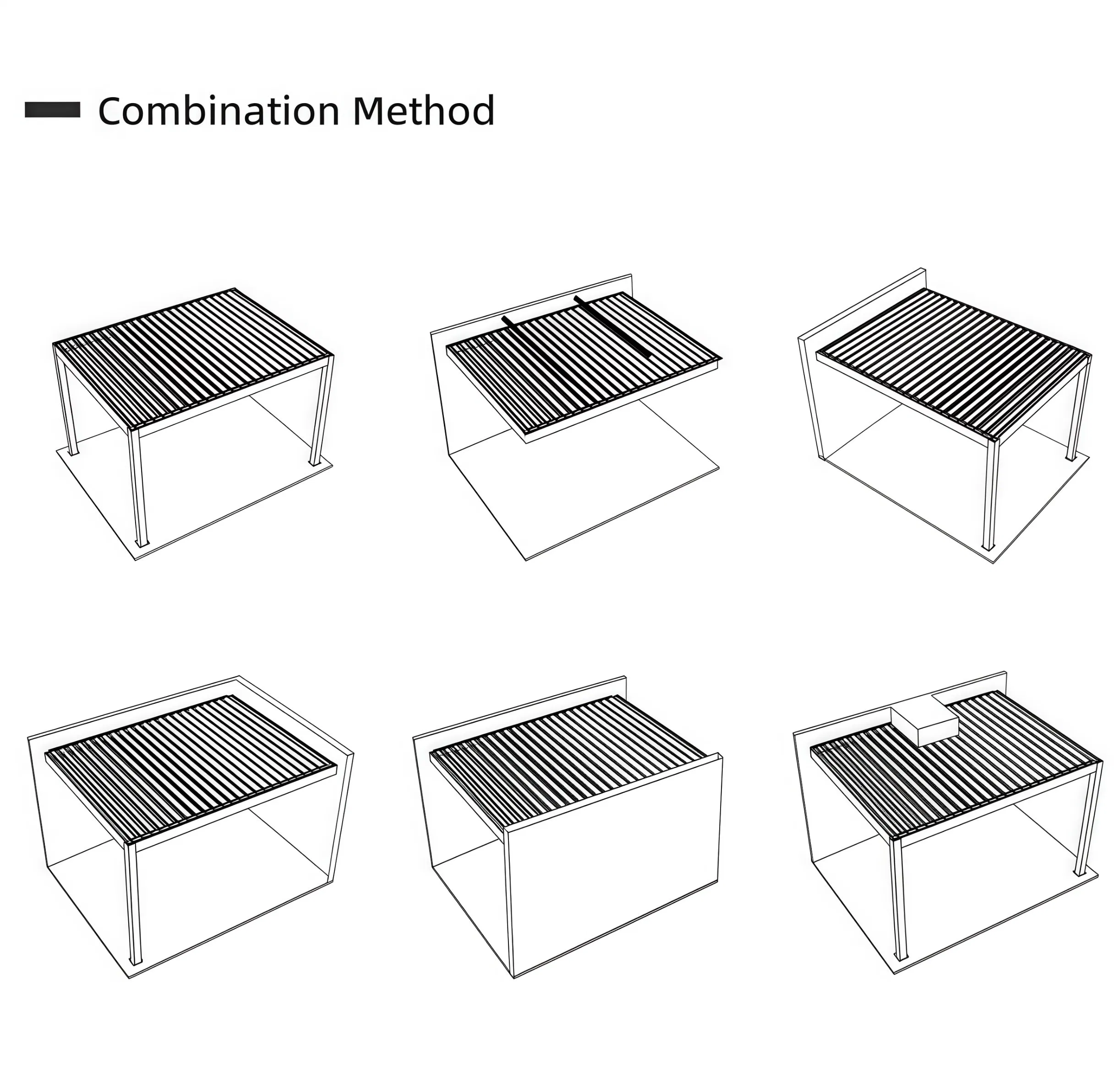 3X3/3X4/4X4/4X6/5X3m Bioclimatic Electric Louvered Waterproof Aluminum Solar Gazebo for Garden Outdoor Aluminium Glass Retractable Roof Pergola Furniture