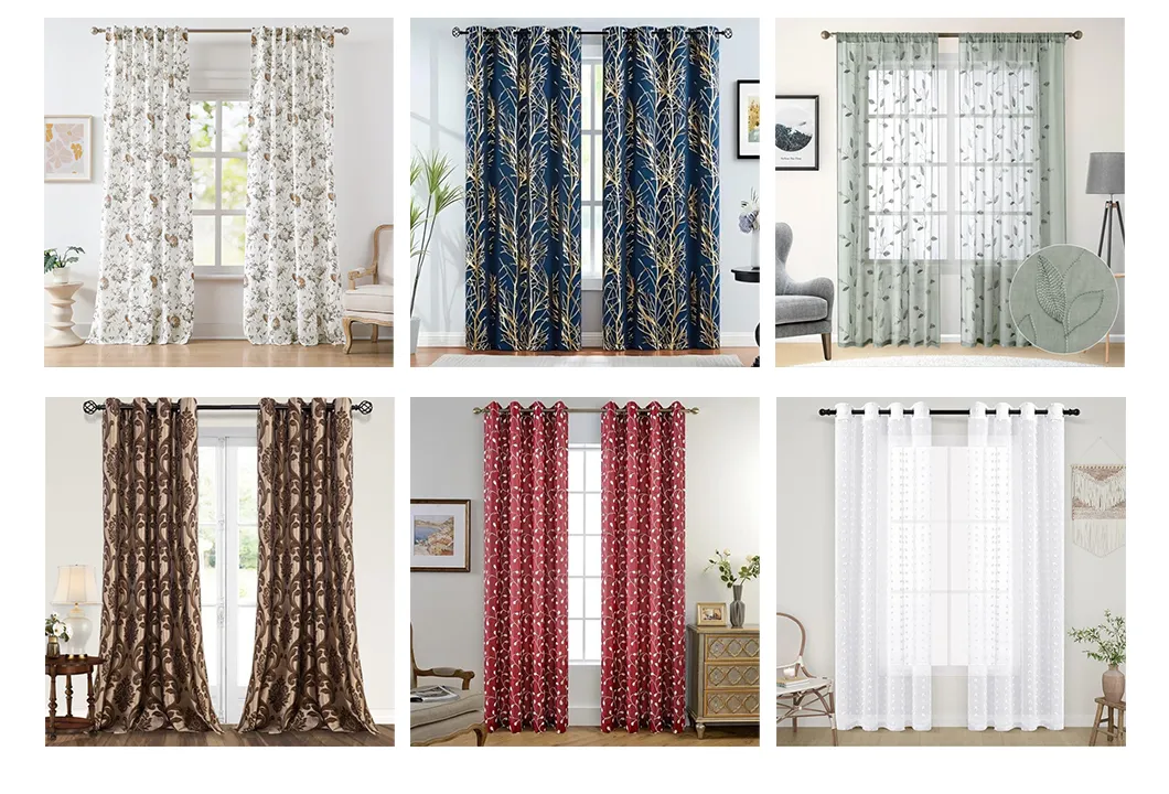 Modern Grommet Blackout Window Curtain