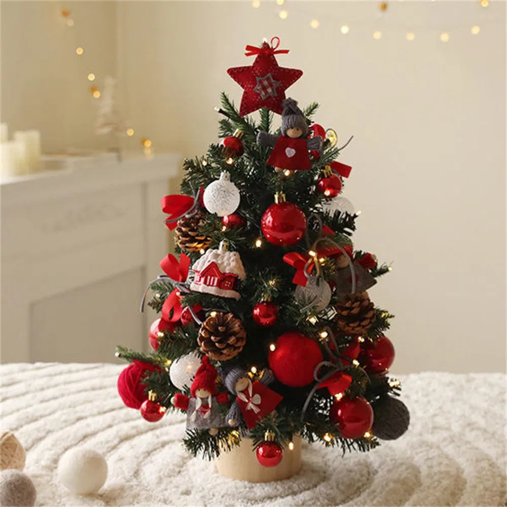 Mini Christmas Tree DIY Sets Ornament Luxury Gifts Home Decor Party Favors