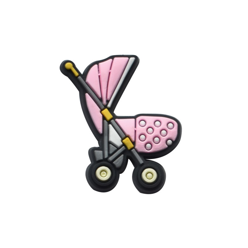 Cartoon Cute Baby PVC Soft Rubber Shoes with Decorative Buckle, Hole Shoes, Flower Shoe Buckles, DIY Shoe Accessories Available for Wholesale.