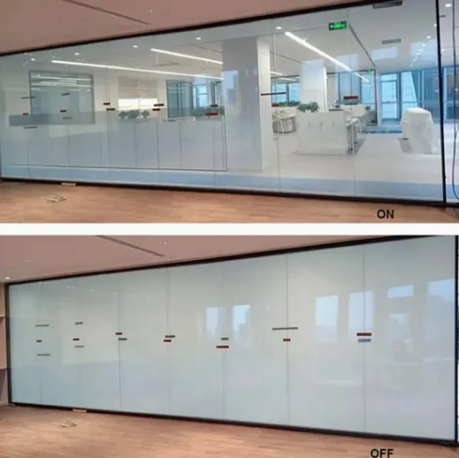 Smart Glass Film Switchable Pdlc PVC Pet Material Flat Transparent/Opaque for Home Office Hospital Gym Decorative Purpose
