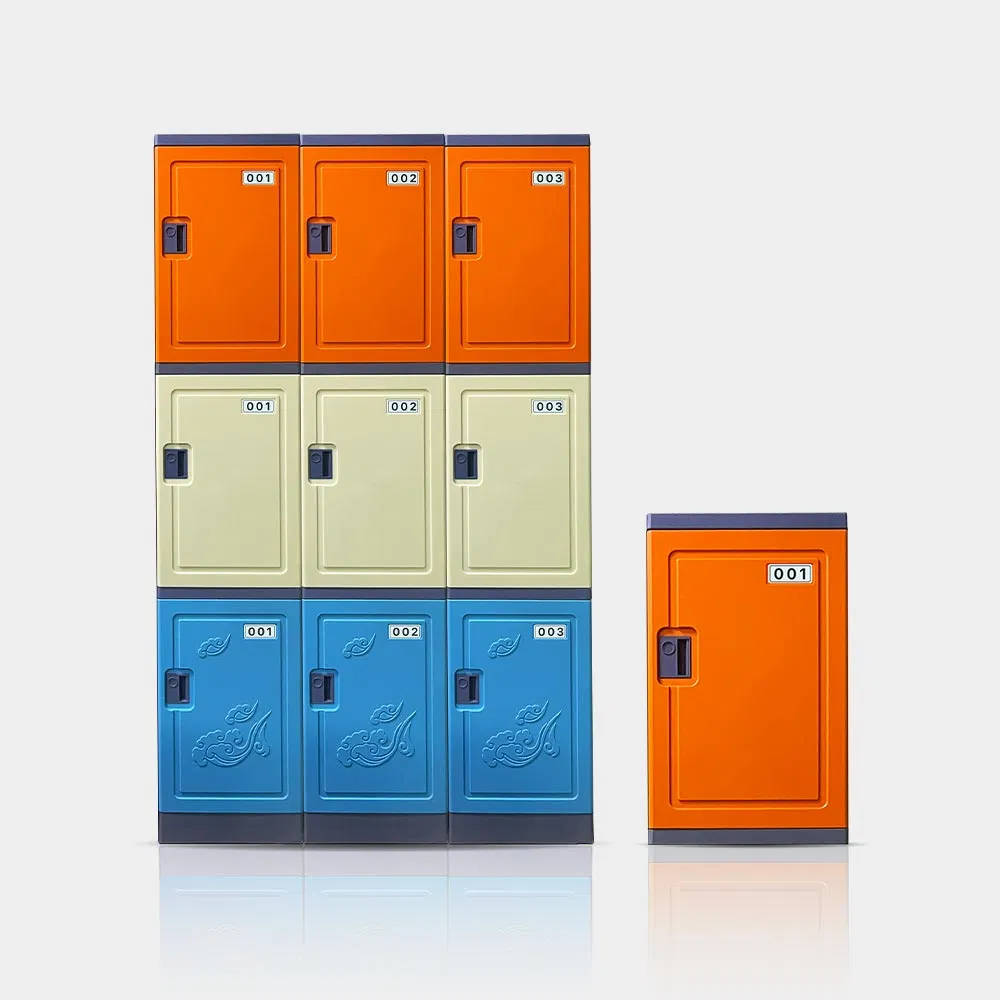Waterproof Super Long Using Life - for School Gym Business Factories Mines Outdoor Office Cabinet Furniture 3/6/9/12/18 Doors - Yiange ABS Plastic Locker