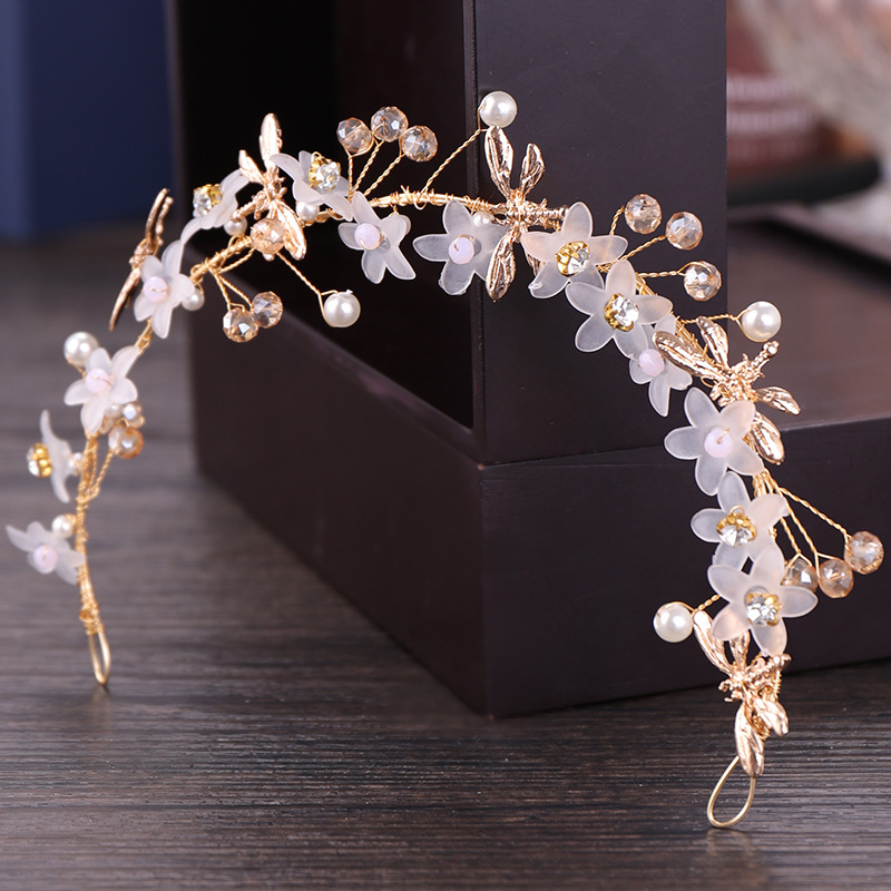 Wedding Headpiece Decorative Bridal Headband Bridal Wedding Pearl Rhinestones Hair Accessories