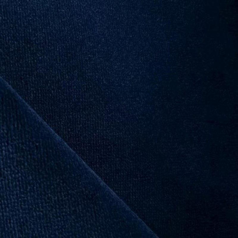 500g 100% Cotton Professional Theater Ndfr Navy Blue Stage Velvet Drape/Curtain