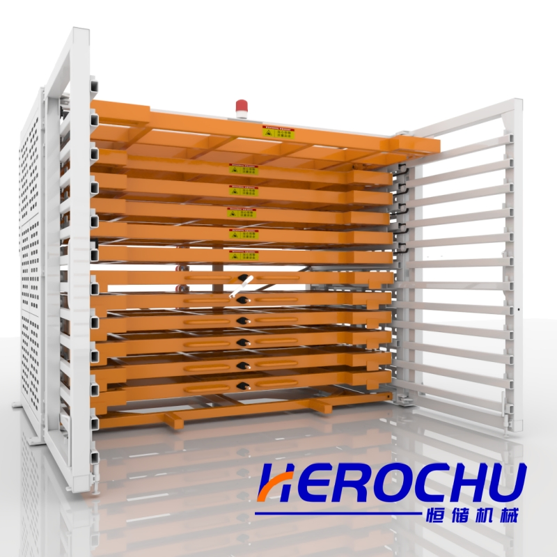 Heavy-Duty Automatic Drawer Steel Panel Storage Shelving Unit
