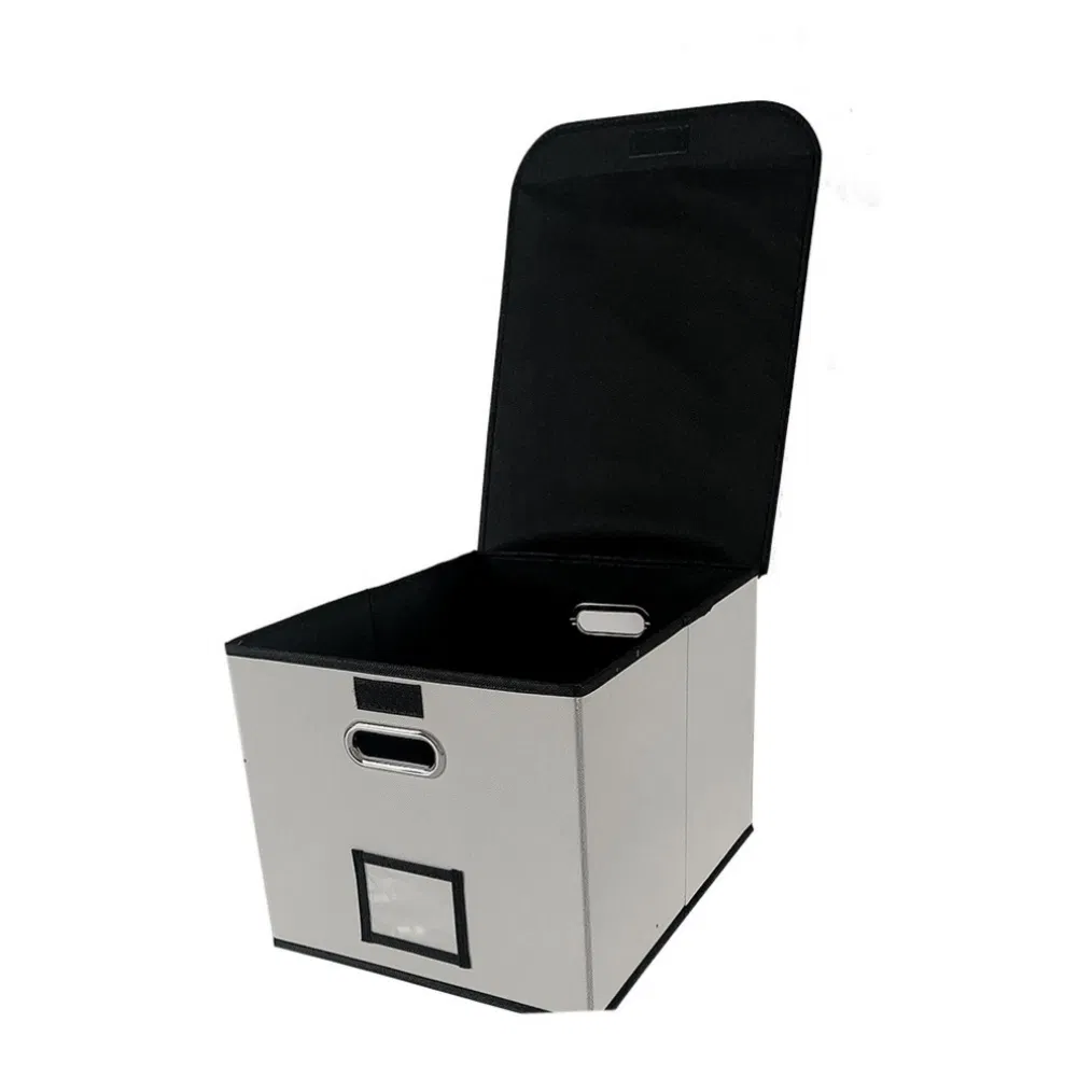 Organized Large Space-Saving Office File Organization with Metal Frame