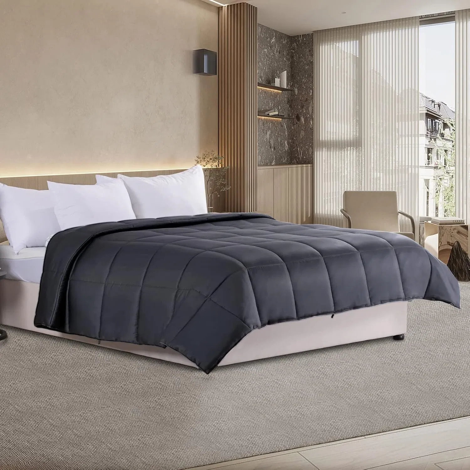 Grade a Comforter Quilt, Duvet, China Home Textile with Virgin Fiber Filling