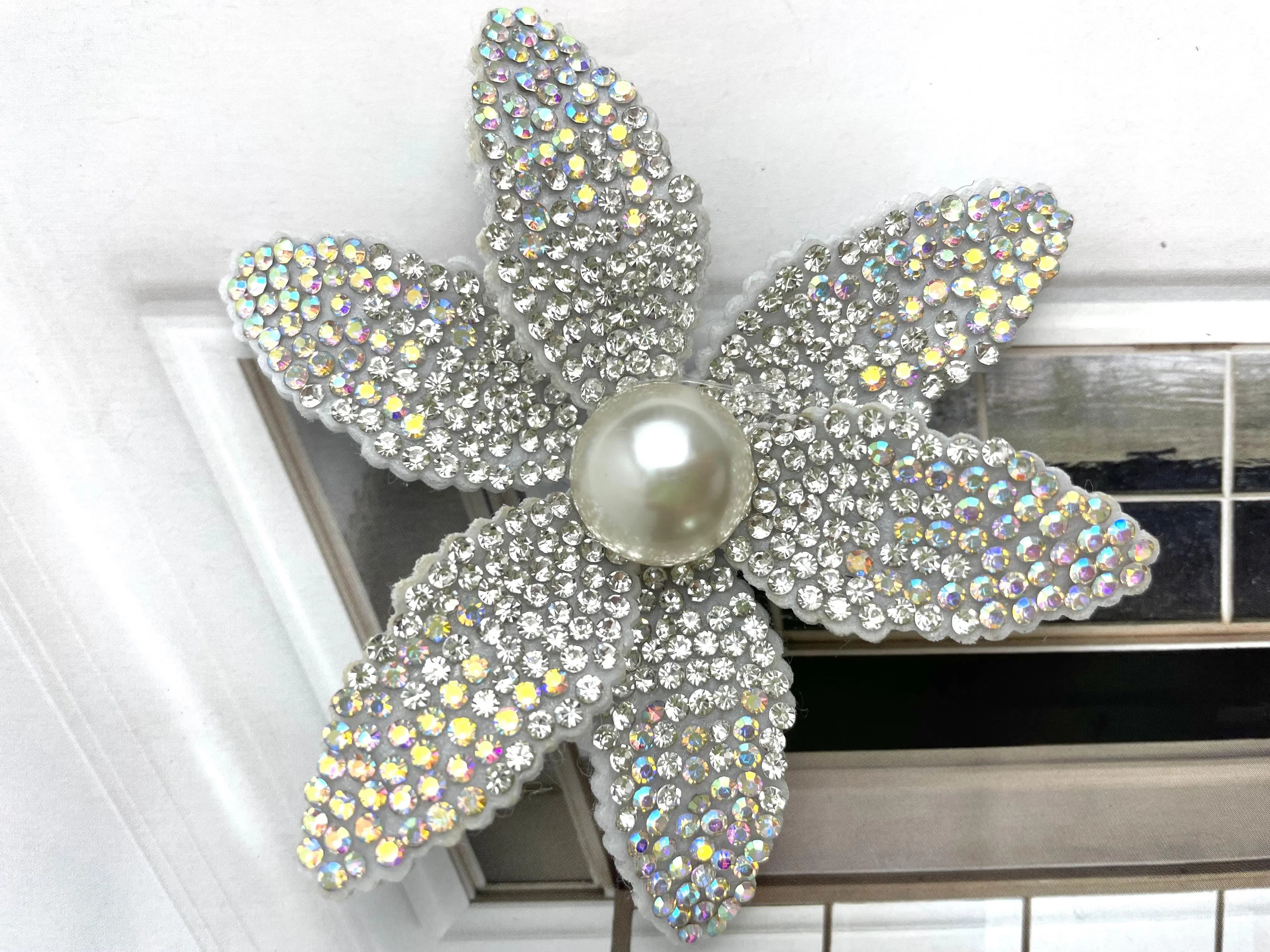 Crystal 3D Rhinestone Flower Decorative Stickers Dly Clothing Bags and Shoes Accessories with Buckles