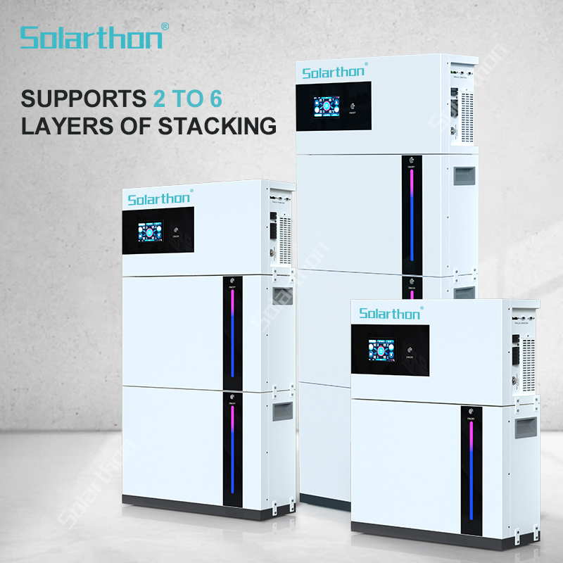 Eco-Friendly off-Grid Solar Battery Storage Solution for Homes