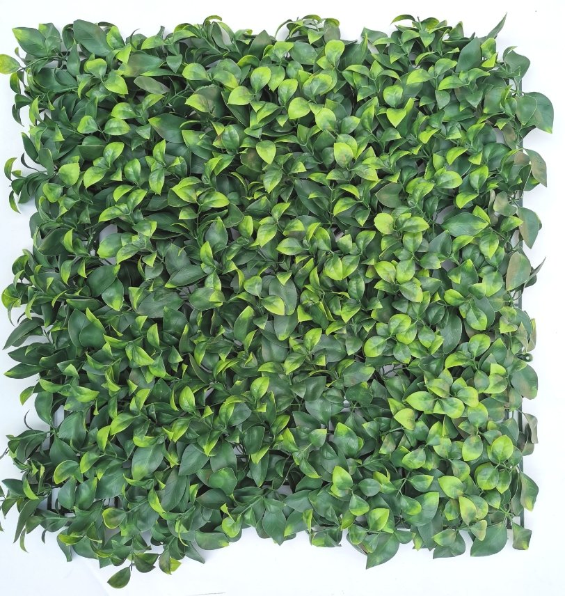 Wholesale 50*50cm Fake Plastic Artificial Grass Wall Panels for Outdoor Decor
