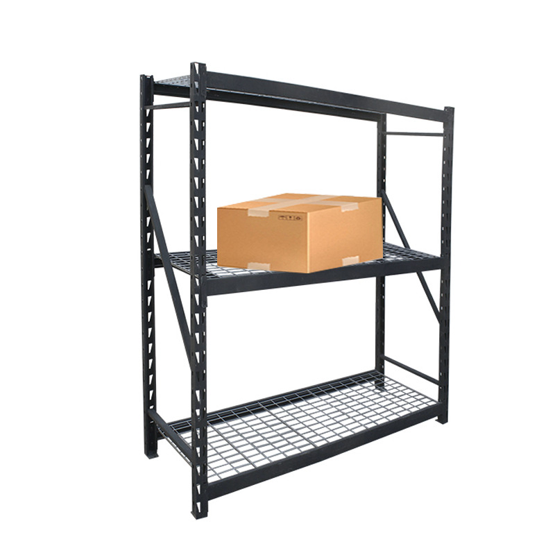 Custom Heavy Duty Shelving 300 Kg Layer Garage 4 Tier Warehouse Storage Metal Stacking Shelf Rack Unit for Warehouse
