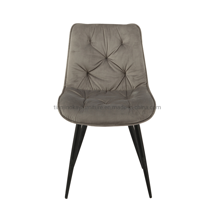 Nordic Velvet Dining Chair Set Modern Luxury Dining Room Restaurant Furniture