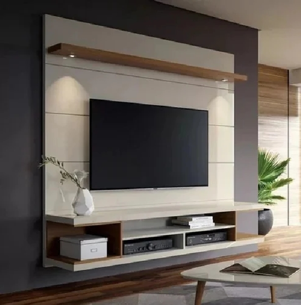 Wooden Hot Sell TV Cabinet Modern Design Living Room Furniture Wall Mounted Stand Luxury TV Unit