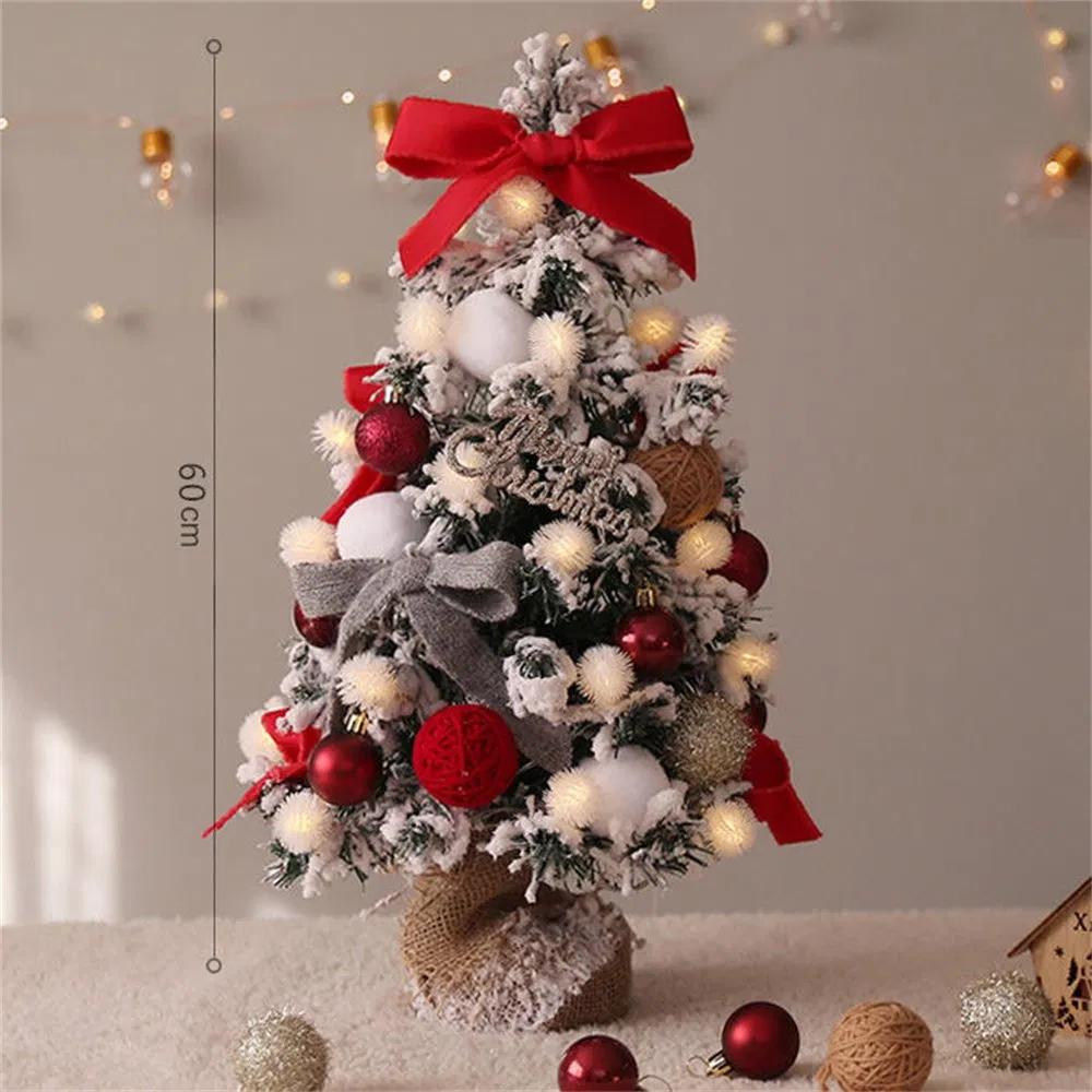 Mini Christmas Tree DIY Sets Ornament Luxury Gifts Home Decor Party Favors