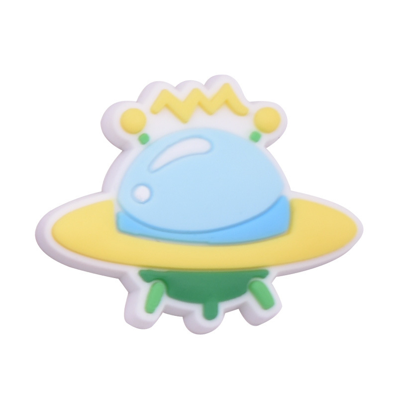 Strange Robot PVC Soft Rubber Shoes with Decorative Buckles, Hole Shoes, Shoe Flowers, Shoe Buckles, DIY Shoe Accessories Available in Stock on Amazon.