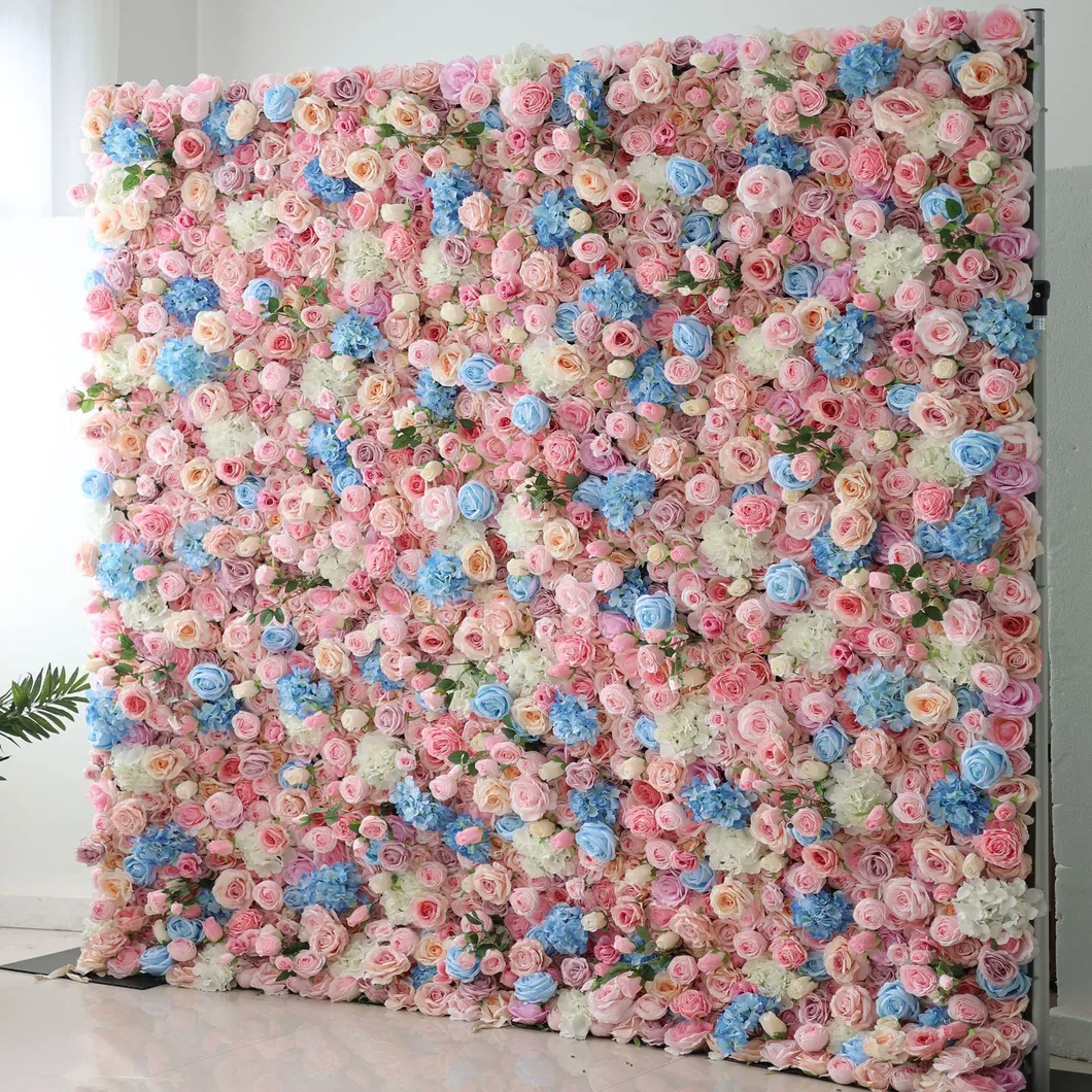 Artificial Flower Wall Background