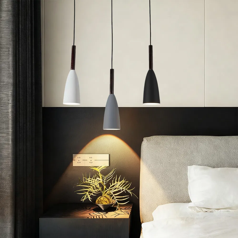 Modern Nordic 3-Head Pendant Light Minimalist Ceiling Lamp Lighting Fixtures for Restaurant Kitchen Island Dining Room Farmhouse