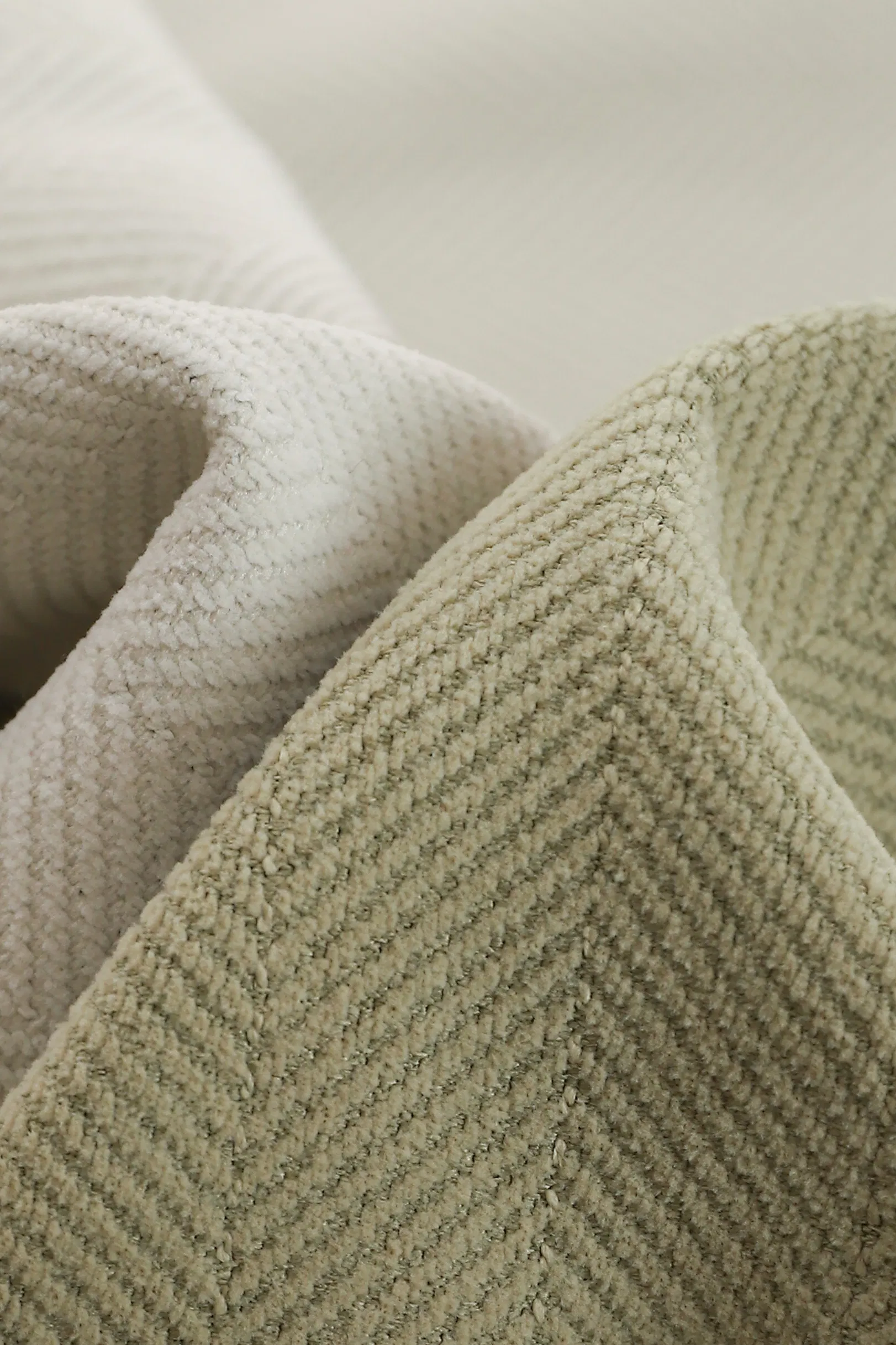 Luxury Window Drapes for Bedroom, Canton Fair Modern Farmhouse Chenille Polyester Curtains