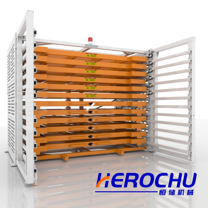 Heavy-Duty Automatic Drawer Steel Panel Storage Shelving Unit