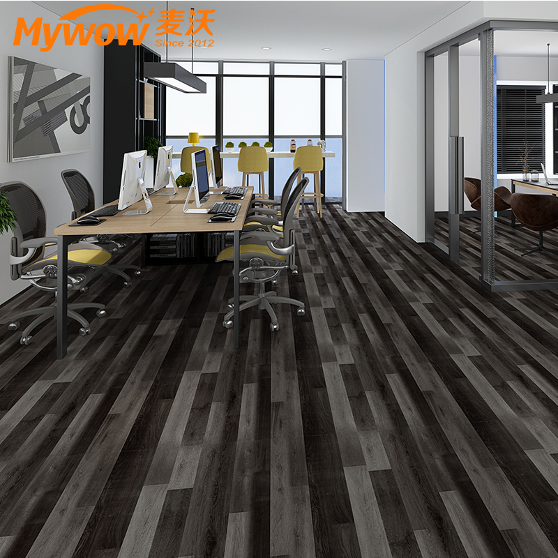 Shockproof Sxp Wood Grain Self-Adhesive Floor Covering