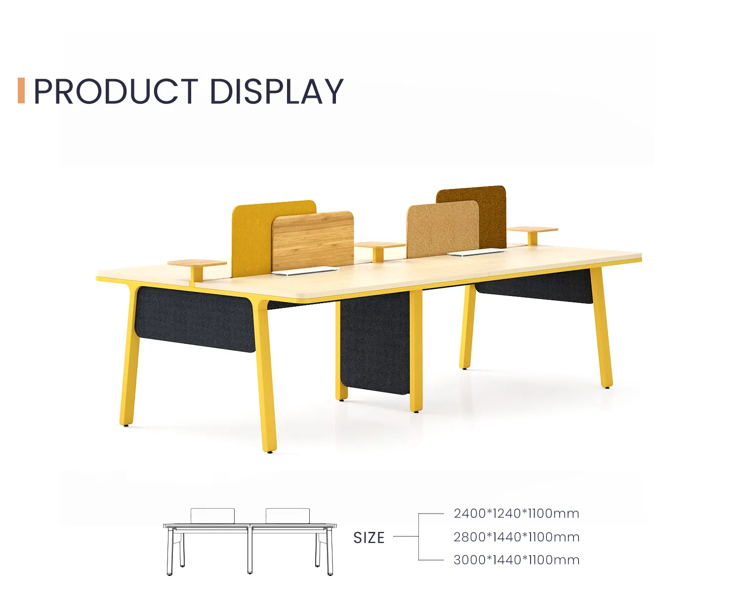 Modular Staff Coworking Table