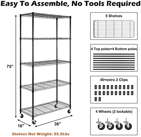 Adjustable Shelving Unit