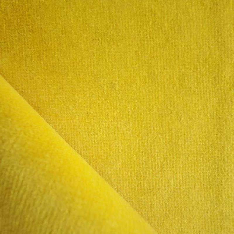 Premium Yellow Velvet Stage Curtain Drape for Theaters