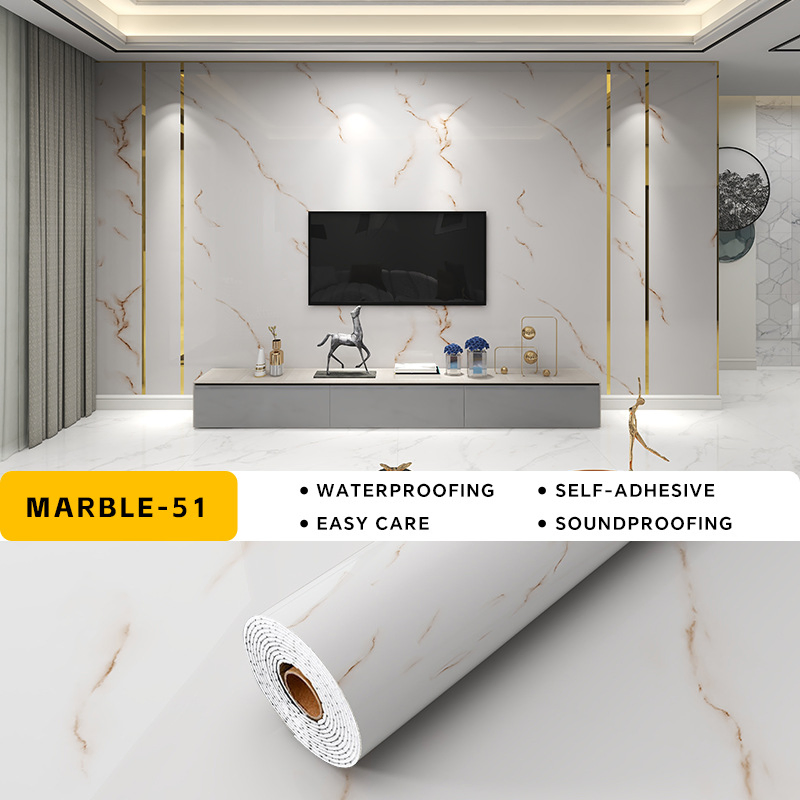 Factory Price Wholesale Hot Sale Modern Style China Building Material Home Decor Self Adhesive PVC Wallpaper Wholesale Interior Home Decoration Items