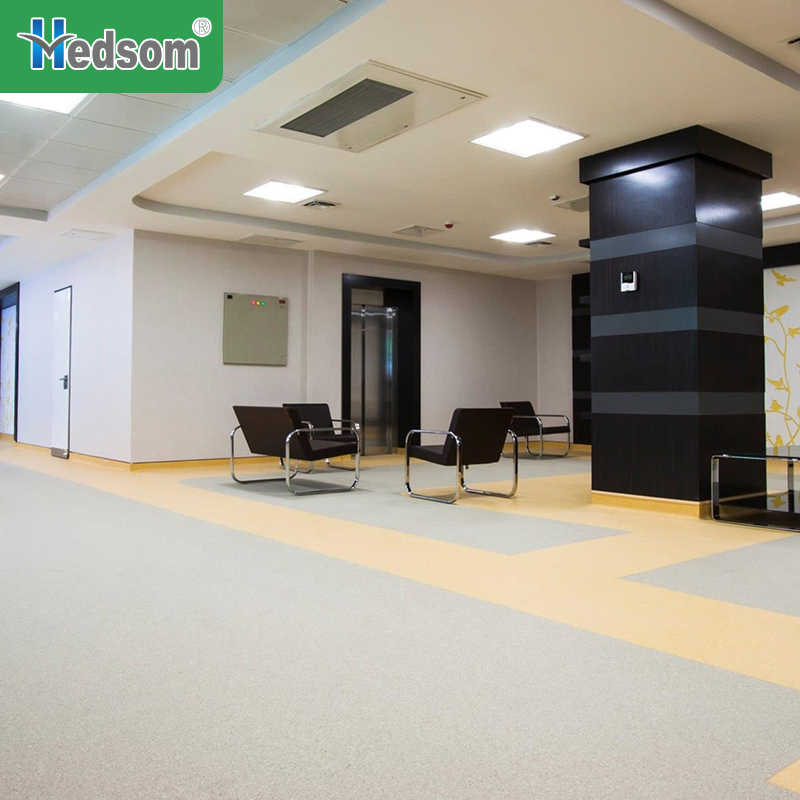 Fireproof Vinyl Flooring PVC Floor Covering in Roll PVC Sheet