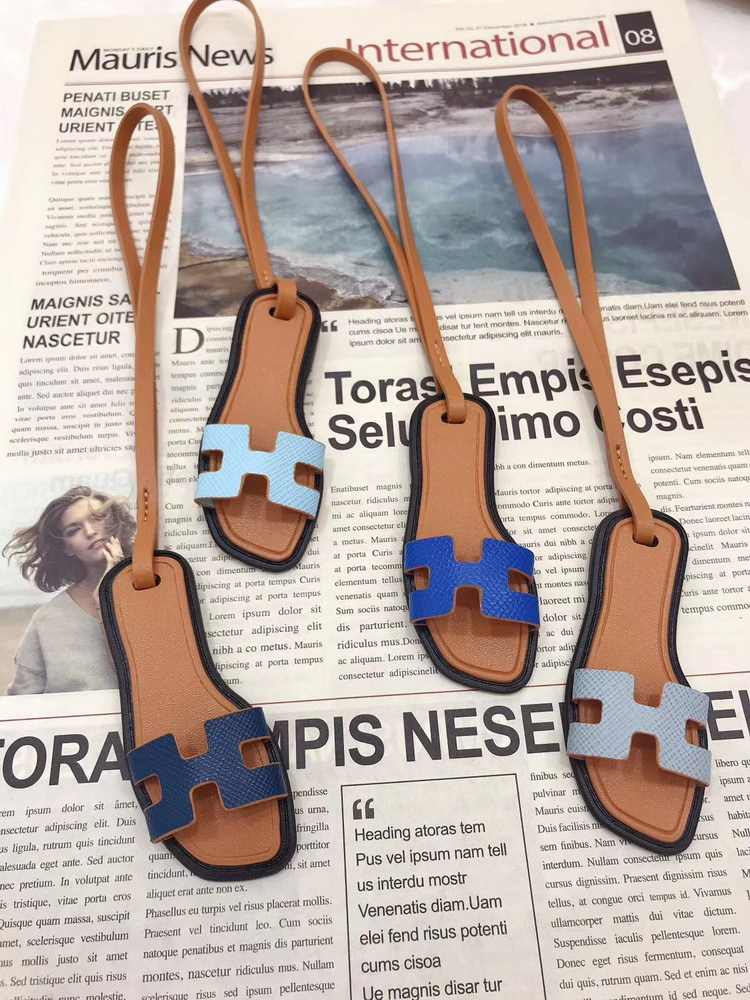 FT089 Slide Slipper Luxury Purse Decoration Charm Shoe Ornament Bags Lady Pendant Decorative Kelly Women Hand Bag Accessory Accessories for Bag