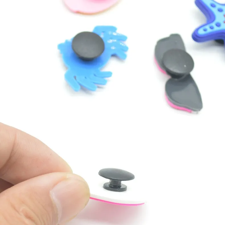 Custom Shoe Charms Buttons PVC ABS Clogs Decorative Buckles DIY Sandals Accessories