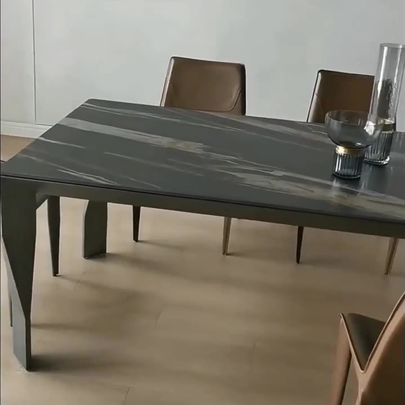 Foshan Sintered Stone Scandinavian Style Lounge Furniture Natural Stone Interior Decoration