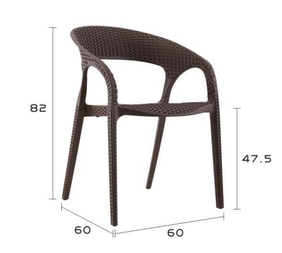Stylish and Durable PP Chair for Indoor and Outdoor Use