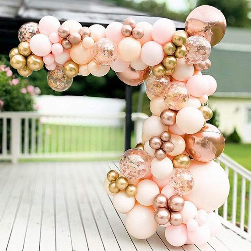 Hot Sale Promotion Wedding Birthday Party Supplies Celebration Home Decoration Tools Garland Arch Kit 120 PCS Balloons