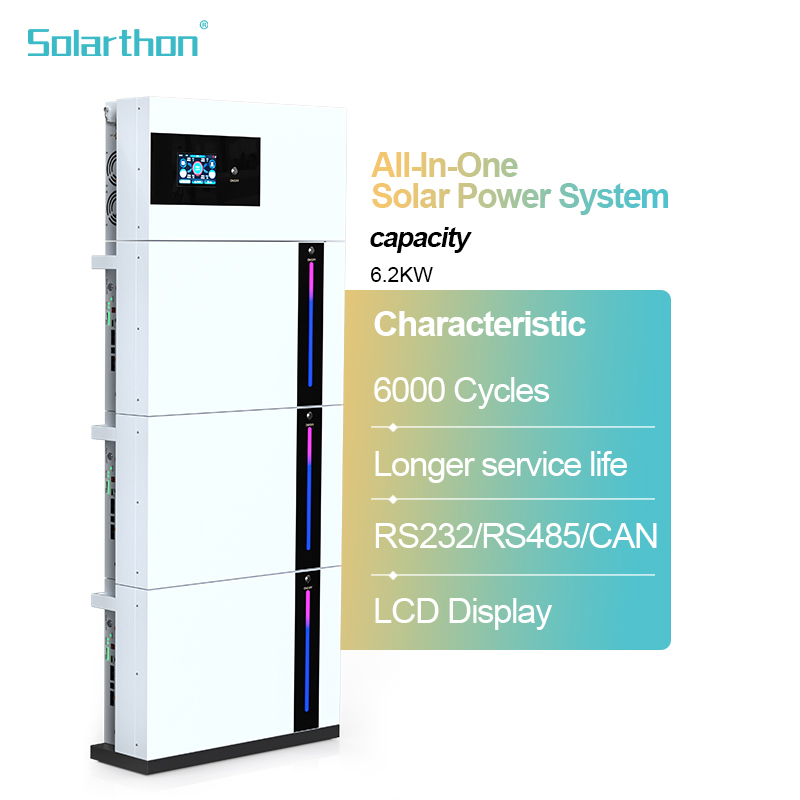 Eco-Friendly off-Grid Solar Battery Storage Solution for Homes